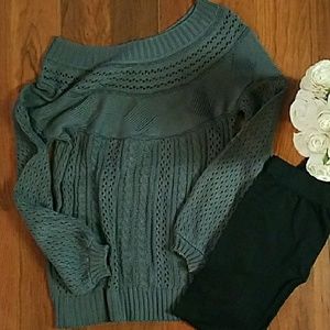Off Shoulder Sweater